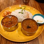 チーズケーキと彩りカレー Luna piena - 