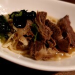 ウエストパパ - ラーメン（鹿とイノシシの出汁、鹿肉トッピング）