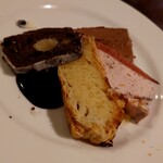 ウエストパパ - チョコムース、苺ムース、シュトーレン