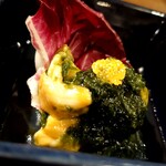 ウエストパパ - ホヤのマリネ・生海苔まみれ