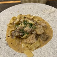 trattoria l'mante izumi - こちらの生パスタ、神レベルで美味しかった　また食べたいです