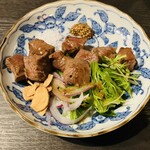 なごみ康 - 肉料理　サイコロステーキ