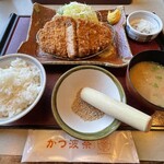 かつ波奈 - #雪国育ち豚 中ロースかつ定食