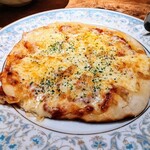 函館開陽亭別邸大三坂 - 「米粉のピザ ズワイガニ（1,480円）」