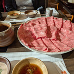 木曽路 - しゃぶしゃぶ和牛霜降り肉