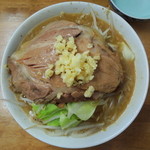 マキシマムザラーメン 初代 極 - 2014年6月3日(火)　ラーメンプチ(680円) 細麺(平打ち麺)仕様