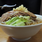 マキシマムザラーメン 初代 極 - 2014年6月3日(火)　ラーメンプチ(680円) 細麺(平打ち麺)仕様