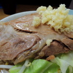 マキシマムザラーメン 初代 極 - 2014年6月3日(火)　ラーメンプチ(680円) 細麺(平打ち麺)仕様