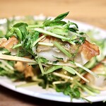 餃子とスパークリング バブルス - サラダ餃子