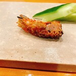 天寿し - 海老の頭