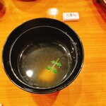 天寿し - お吸い物