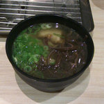 串かつ だるま - 単品注文の"鶏スープ麺"（税抜き350円）