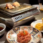 焼肉 肉どうし - 特選牛タンユッケ