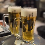 焼肉 肉どうし - 生ビール