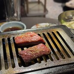 焼肉 肉どうし - 分厚いサガリ