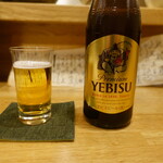 千代娘 - エビスビール中瓶