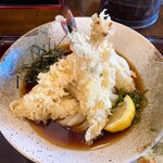 はるりん - 海老天揚げもちおろしぶっかけ