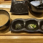 麺屋 周郷 - スープ割り