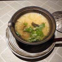 食堂 ぎんみ - 百合根とブラウンマッシュルームの茶碗蒸し