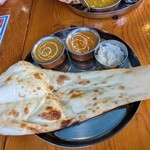 ニュー チャンダニ - カレーが２種類選べました