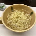 しゃぶしゃぶ・日本料理 木曽路 - 搾菜とネギも乗ります