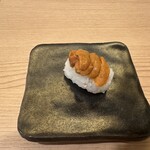 辰寿し - 最初に雲丹