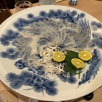 辰寿し - フグ刺し3人前