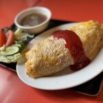 幸楽 - オムライス（900円）