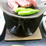 加賀観光ホテル - 能登牛の陶板焼き、最高ですっ