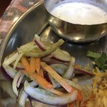 インド料理 パリワル - さっぱり味変コーナー♪