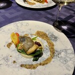 シーフードイタリアン　ポルト - 鰆のソテー 旬の野菜 オニオンマスタードソース