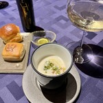 シーフードイタリアン　ポルト - じゃがいものスープ