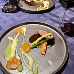 シーフードイタリアン　ポルト - 国産牛フィレ肉のロティ 季節野菜 赤ワインソース（＋3,388円）