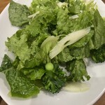 PIZZERIA MAR-DE NAPOLI - グリーンサラダは量たっぷり