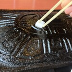 よしや - 牛脂を塗り塗り