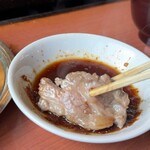 よしや - よしや特製ジンたれにつけて