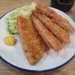 キッチン あずま - ハムカツ(マヨなし)