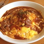 ハッピーデイズ カフェ - オムハヤシ