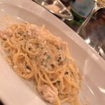 トラットリア・エテルニータ - 白子のアーリオオイルパスタ