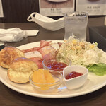 珈蔵 - スコーンのモーニング　880円