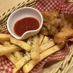 カラオケ ビッグエコー - 料理写真:チキンバスケット(クーポン)