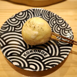 串揚げ かたやま - マッシュルームとクリームチーズ