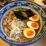 Genkotsu Ramen - 魚系とんこつらーめん＋味玉