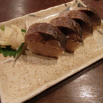 炭火焼ごっつり - 銀鯖棒寿司ハーフ（620円）