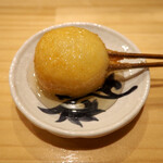 串揚げ かたやま - 蜂蜜とカマンベールチーズ