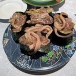 根室花まる - イカニラ軍艦！コリコリ、シャキシャキたまらない‼️