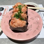 根室花まる - サーモン中落ち、フワフワです。