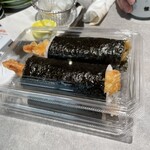 根室花まる - 大エビ天巻き！ボリューム満点です♪