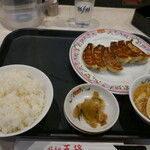 餃子の王将 - 料理写真:餃子定食ニンニク激マシ変更1045円