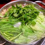 レストラン イコブ - 豚肉と芹のしゃぶしゃぶ　2024.12.16